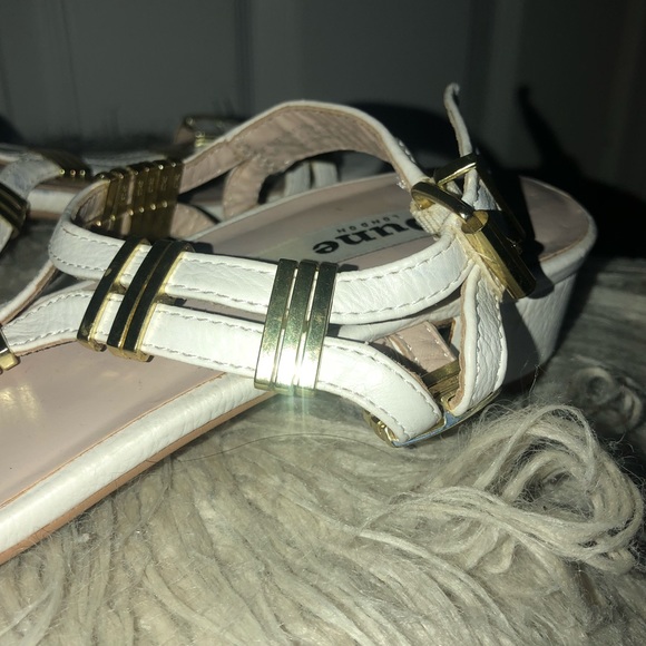 White Dune London Sandals 8 - Picture 2 of 6